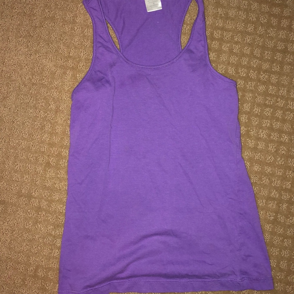 Purple Racerback Tank Top